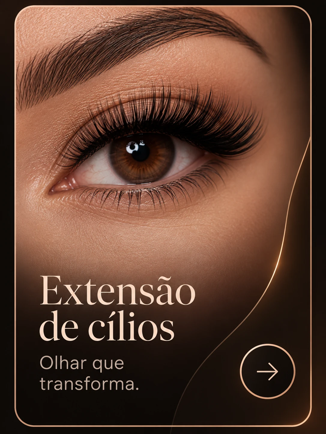Extensão de cílios — olhar que transforma